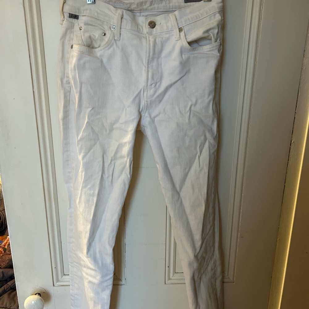 White citizens of humanity skinny jeans